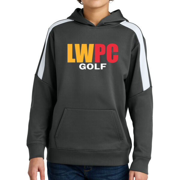 LWPC Golf 2026 Logo 1 - Youth Sport Wick ® Fleece United Pullover Hoodie Thumbnail