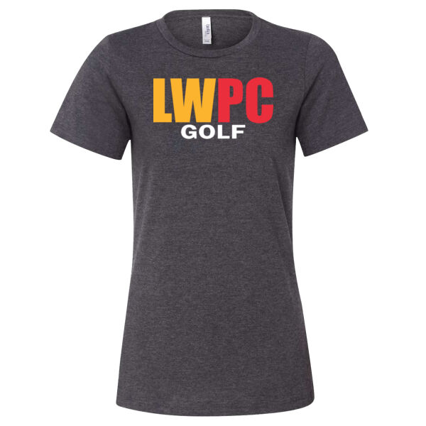 LWPC Golf 2026 Logo 1 - Women’s Relaxed Fit Heather CVC Tee Thumbnail