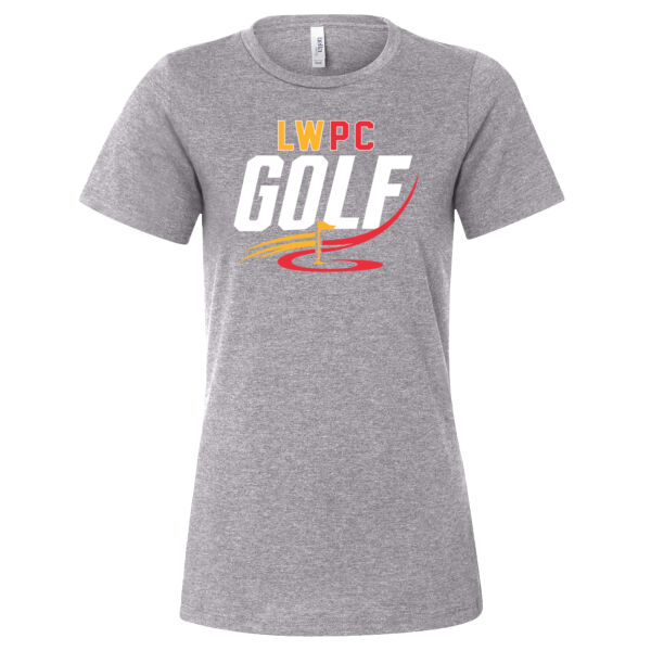 LWPC Golf 2026 Logo 2 - Women’s Relaxed Fit Heather CVC Tee Thumbnail