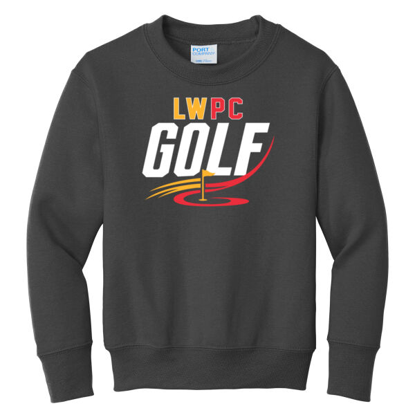 LWPC Golf 2026 Logo 2 - Youth Core Fleece Crewneck Sweatshirt Thumbnail